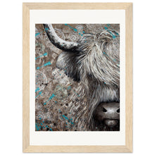Load image into Gallery viewer, Hair In My Eyes Print Wooden Framed