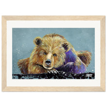 Load image into Gallery viewer, Taking A Break Print Wooden Framed