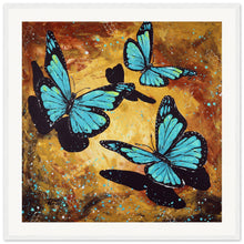 Load image into Gallery viewer, Fluttering Forward Wooden Framed Print