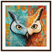 Load image into Gallery viewer, Hoot Wooden Framed Print