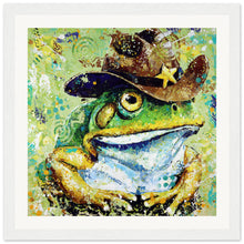 Load image into Gallery viewer, There is a new Sheriff In Town Wooden Framed Print