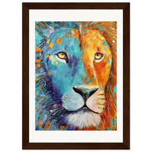 Load image into Gallery viewer, Lionheart Wooden Framed Print