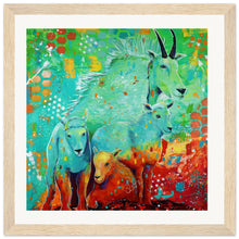 Load image into Gallery viewer, Living On The Edge Print Wooden Framed