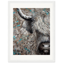 Load image into Gallery viewer, Hair In My Eyes Print Wooden Framed