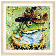 Load image into Gallery viewer, There is a new Sheriff In Town Wooden Framed Print
