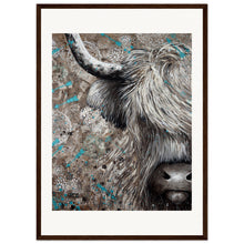Load image into Gallery viewer, Hair In My Eyes Print Wooden Framed