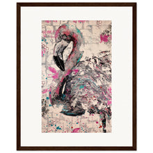Load image into Gallery viewer, Flamingo Wooden Framed Print