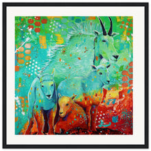Load image into Gallery viewer, Living On The Edge Print Wooden Framed
