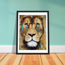 Load image into Gallery viewer, Blue Eyes Wooden Framed Print