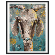 Load image into Gallery viewer, Pretty Cool For A Goat Wooden Framed Print