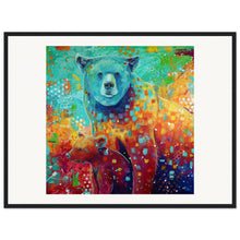 Load image into Gallery viewer, Mama And Baby Bear Print Wooden Framed