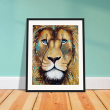 Load image into Gallery viewer, Blue Eyes Wooden Framed Print