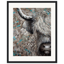 Load image into Gallery viewer, Hair In My Eyes Print Wooden Framed