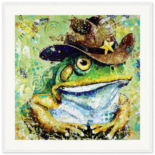 Load image into Gallery viewer, There is a new Sheriff In Town Wooden Framed Print