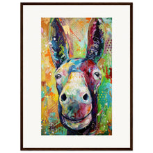 Load image into Gallery viewer, Two Jackasses Staring At Each Other Wooden Framed Print
