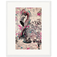 Load image into Gallery viewer, Flamingo Wooden Framed Print