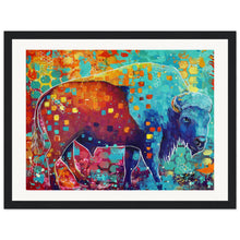 Load image into Gallery viewer, Bye-Son Print Wooden Framed