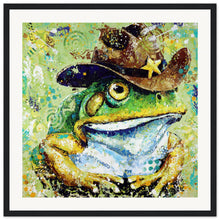 Load image into Gallery viewer, There is a new Sheriff In Town Wooden Framed Print