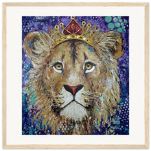 Load image into Gallery viewer, Princess of the Pride Prin Wooden Framed