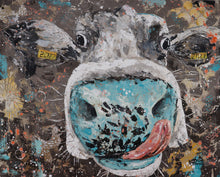Load image into Gallery viewer, Blue Nose Cow Canvas Print