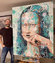 Load image into Gallery viewer, Mona Lisa with a Moustache sold