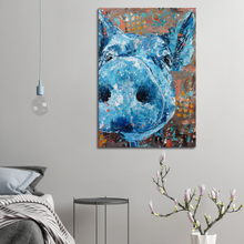 Load image into Gallery viewer, Teller the Pig Canvas Print