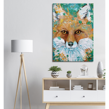 Load image into Gallery viewer, Fox Canvas Print