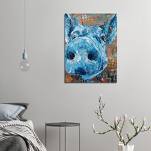Load image into Gallery viewer, Teller the Pig Canvas Print