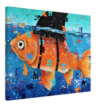 Load image into Gallery viewer, I wanna be a shark Canvas Print