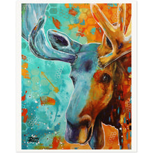 Load image into Gallery viewer, Sunset Moose Museum-Quality Matte Paper