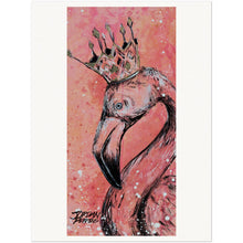 Load image into Gallery viewer, Flamingo King Museum-Quality Matte Paper