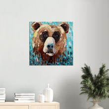 Load image into Gallery viewer, Bear 1/3 Canvas Print