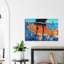 Load image into Gallery viewer, I wanna be a shark Canvas Print