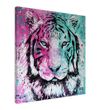 Load image into Gallery viewer, Pink Tiger Canvas Print