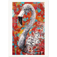 Load image into Gallery viewer, Red Flamingo Museum-Quality Matte Paper