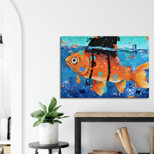 Load image into Gallery viewer, I wanna be a shark Canvas Print