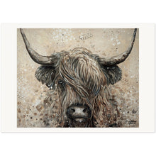 Load image into Gallery viewer, Highland Cow Museum-Quality Matte Paper