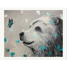 Load image into Gallery viewer, Bear and Butterfly -Quality Matte Paper