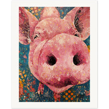 Load image into Gallery viewer, Pink Pig Explosion Museum-Quality Matte Archival Paper