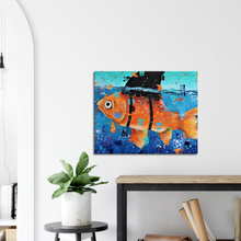 Load image into Gallery viewer, I wanna be a shark Canvas Print