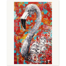 Load image into Gallery viewer, Red Flamingo Museum-Quality Matte Paper