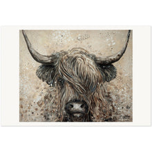 Load image into Gallery viewer, Highland Cow Museum-Quality Matte Paper