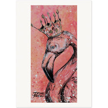 Load image into Gallery viewer, Flamingo King Museum-Quality Matte Paper