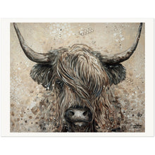Load image into Gallery viewer, Highland Cow Museum-Quality Matte Paper
