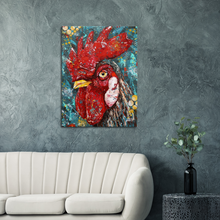Load image into Gallery viewer, Rooster Canvas Print