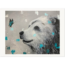 Load image into Gallery viewer, Bear and Butterfly -Quality Matte Paper