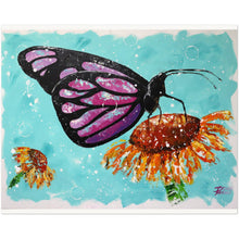 Load image into Gallery viewer, Butterfly On Flower Museum-Quality Matte Paper