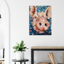 Load image into Gallery viewer, Penn the Pig Canvas Print
