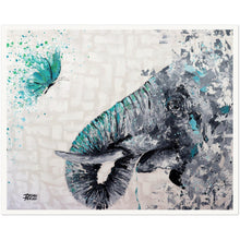 Load image into Gallery viewer, Elephant and Butterfly Museum-Quality Matte Paper