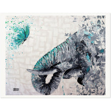Load image into Gallery viewer, Elephant and Butterfly Museum-Quality Matte Paper